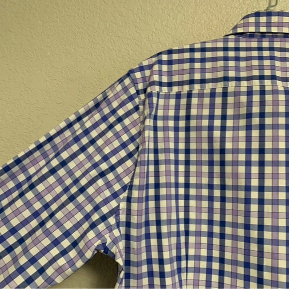 Barbour Shirt Mens L Check Plaid Creswell Tailored Fit Button Up Preppy Colorful - Picture 10 of 16